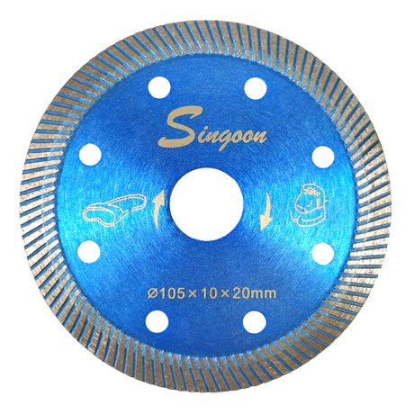 105mm Small Diamond Turbo Saw Blade for Ceramics